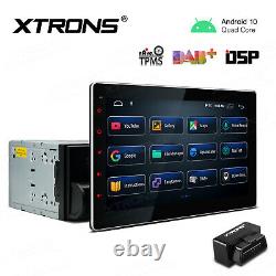 XTRONS 10.1 Double Din Car Stereo GPS Android 10.0 4 Core OBD2 DAB RCA DSP +OBD