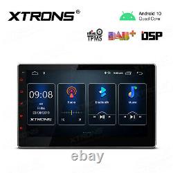 XTRONS 10.1 Double Din Car Stereo GPS Android 10.0 4 Core OBD2 DAB RCA DSP +OBD