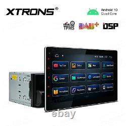 XTRONS 10.1 Double Din Car Stereo GPS Android 10.0 4 Core OBD2 DAB RCA DSP +OBD