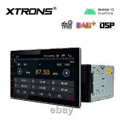 XTRONS 10.1 Double Din Car Stereo GPS Android 10.0 4 Core OBD2 DAB RCA DSP +OBD