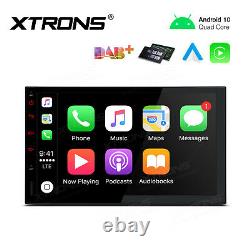 XTRONS 7 Android 10 Double 2 DIN GPS Stereo Radio Sat Nav Car Auto Play TPMS 4G