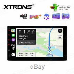 XTRONS 7 Android 9.0 Double 2Din Car Stereo Radio GPS Wifi 4G DAB+ 4+32G 8-Core