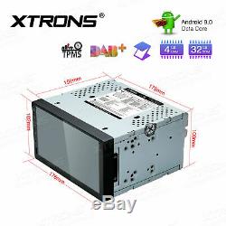 XTRONS 7 Android 9.0 Double 2Din Car Stereo Radio GPS Wifi 4G DAB+ 4+32G 8-Core