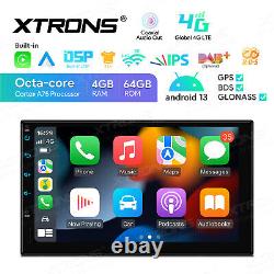 XTRONS Double Din 7 Android 13 8-Core 4+64GB Car Stereo GPS Radio DSP Head Unit