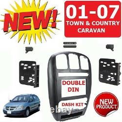 01-07 Caravan / Town & Country Car Radio Installation Stereo Double Din Dash Kit