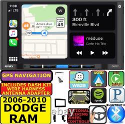 06-10 Dodge Ram Truck Nav Bluetooth Apple Carplay Android Auto Car Radio Stéréo