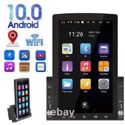 10.1 2 Din Car Stereo Radio Android 10 Gps Wifi Touch Écran Fm Player Nouveau