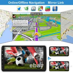 10.1 8 CORE Rotatable 2DIN Android 13 Autoradio stéréo de voiture Carplay 6GB+128GB 4G LTE