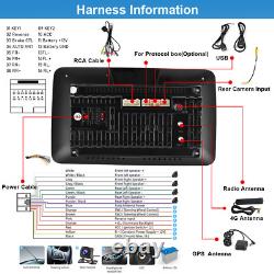 10.1 8 CORE Rotatable 2DIN Android 13 Autoradio stéréo de voiture Carplay 6GB+128GB 4G LTE