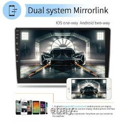 10.1 Android 10 Double 2 Din Voiture Radio Stereo Gps Navi Wifi Bluetooth + Caméra