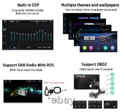 10.1 Android 11 Stéréo de voiture Radio Apple Carplay GPS Navi BT Double 2DIN Caméra
