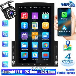 10.1 Android 12.0 Auto Stereo Radio Apple Carplay Gps Fm Double Din Touch Écran