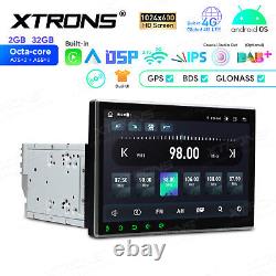 10.1 Android 13 Autoradio GPS stéréo DVD Double 2 DIN Radio 2+32Go Universel