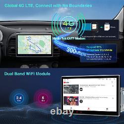 10.1 Android 13 Autoradio GPS stéréo DVD Double 2 DIN Radio 2+32Go Universel