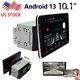 10.1 Android 13 Autoradio Tactile Rotatif Wifi Bt Radio Gps Double 2din