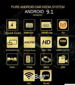 10.1 Android 9.1 Double 2din Car Mp5 Gps Wifi Radio 2 Go + 32 Go Universal