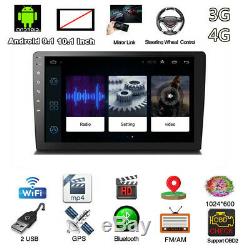 10.1 Android 9.1 Double 2din Car Stereo Radio Player Gps Wifi Obd2 Miroir Lien