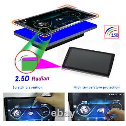 10.1 Android 9.1 Voiture Radio Stereo Mp5 Lecteur Gps Navi Double 2din Wifi + Caméra