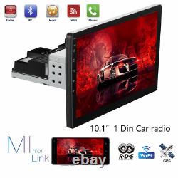 10.1'' Double 1din Android 10.0 Bluetooth Gps Wifi Voiture Stereo Radio Mp5 Lecteur