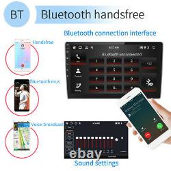 10.1 Double 2 Din Android 10.0 Bluetooth Gps Nav Wifi Voiture Stéréo Radio Carplay