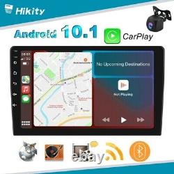 10.1 Double 2 Din Carplay Gps Navi Android 10.1 Voiture Stereo Radio Wifi + Caméra