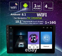 10.1 Gps Gps Android8.1 Stéréo Radio Double 2din Player Wifi Universal