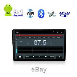 10,1 Pouces Android 9.1 Double 2 Din Car Radio Stereo Quad Core Gps Navi Set Wifi