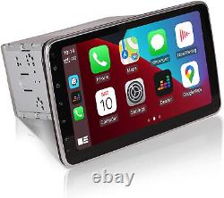 10.1 Rotatif Double 2DIN Android 12 Apple Carplay Voiture GPS Stéréo Radio 4+32GB