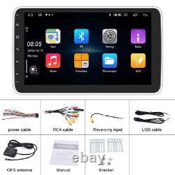 10.1 Smart Android 10 Wifi Simple 1 Din Voiture Radio Stereo Gps Écran Rotatif