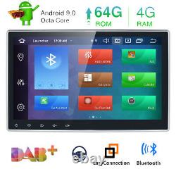 10.1 Voiture Lecteur DVD Double 2 Din Android 10 4gb+64gb Gps Nav Stereo Octa-core