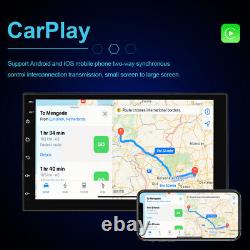 10.1'' Voiture Radio Carplay Android 11 Single 1din Touch Tcreen Gps Wifi Mp5 Stéréo