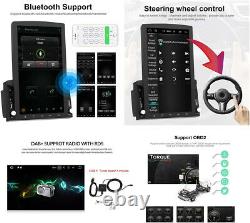 10.1 Voiture Stereo Radio Gps Bluetooth Android10 Wifi Usb Double Caméra De Sauvegarde Din+