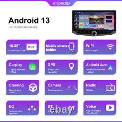 10.88 Double 2 Din Android 13 Autoradio GPS WIFI BT Carplay Écran tactile Stéréo