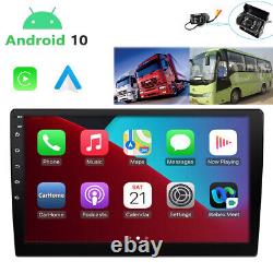 10 Double Din Car Stereo Apple Carplay Android Gps Wifi Touch Écran Mp5 Lecteur