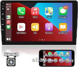 10 Double Din Voiture Stéréo Android 10.1 Radio Sans Fil Apple Carplay & Android Auto