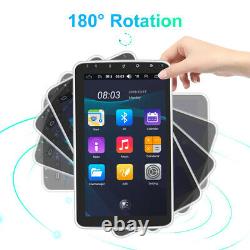 10 Rotation Voiture Stereo Radio Gps Android 10.0 Écran Tactile Simple 1din Wifi