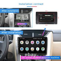 10 Touchscreen Double Din Car Stereo Radio Android 10.1 Bluetooth Gps Navi Wifi