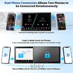 10 X10 Double 2 DIN Android 13 ChatGPT IA Autoradio GPS Radio Écran Tactile QLED