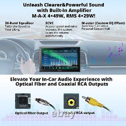 10 X10 Double 2 DIN Android 13 ChatGPT IA Autoradio GPS Radio Écran Tactile QLED