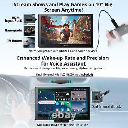 10 X10 Double 2 DIN Android 13 ChatGPT IA Autoradio GPS Radio Écran Tactile QLED