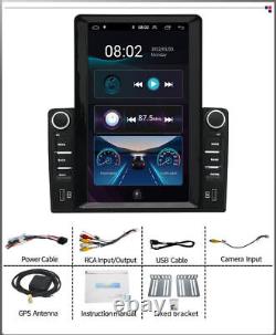 10 pouces Android 12 Double 2DIN Stéréo de Voiture Radio Verticale Apple CarPlay Android Auto