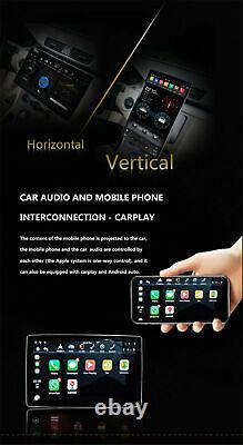 12.8 Écran 4k Double Din Android 9.0 Voiture Radio Mp5 Gps Navi Wifi 4+32g Carplay