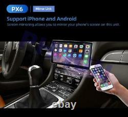 12,8 Pivotée '' Inch Double Din Android 9.0 Voiture Radio Mp5 Gps Navi Carplay