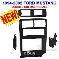 1994-2002 Ford Mustang Radio Stéréo Auto Double Din Installation Kit Dash Lunette