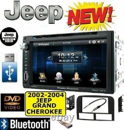 2002-2004 Jeep Grand Cherokee Cd/dvd Bluetooth Usb Aux Car Radio Stéréo Pkg