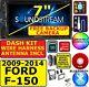 2009-14 Ford F150 Cd / Dvd Bluetooth Usb Aux Voitures Radio Stéréo Avec Free Backup Cam