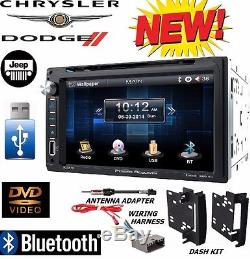 2009 2012 Dodge Ram Bluetooth DVD CD Vidéo Radio Stéréo Double Din Usb