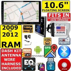 2009-2012 Dodge Ram Truck 10.6 Nav Bluetooth Usb Cd/dvd Car Radio Stereo Pkg