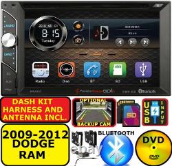 2009-2012 Dodge Ram Truck DVD Bluetooth Écran Tactile Usb CD Aux Car Radio Stéréo