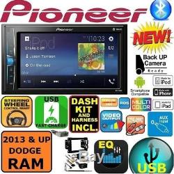2013 Et Up Ram Pioneer Bluetooth Écran Tactile Usb Aux Eq Car Stereo Radio Emb